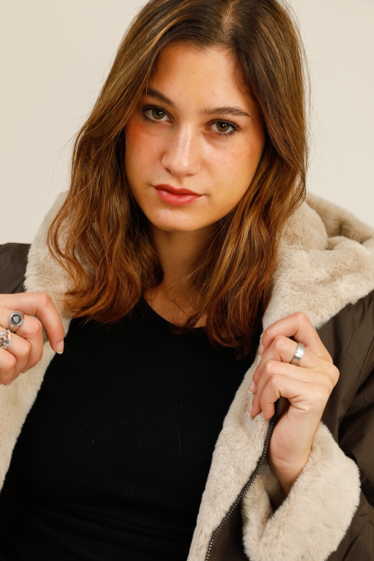 Parkas Mujer Brown LAURA JO 20032 Efashion Paris