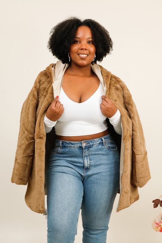 Manteaux Femme Marine LAURA JO 20032GT Efashion Paris