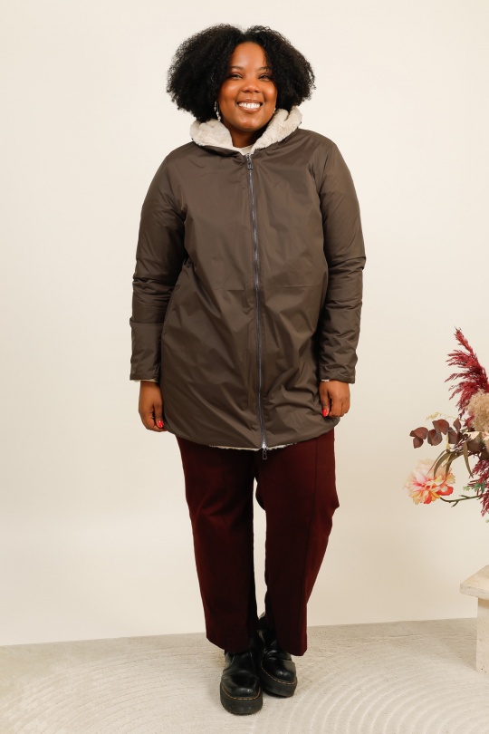 Manteaux Femme Marine LAURA JO 20032GT Efashion Paris