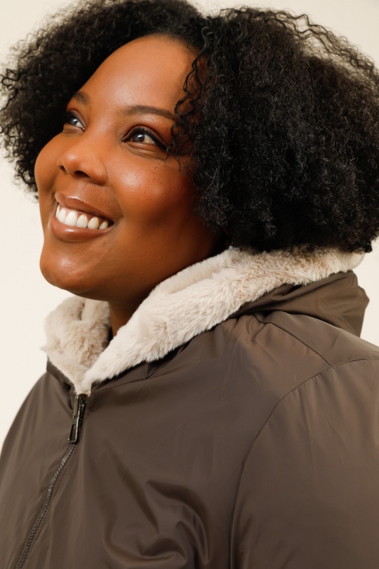 Manteaux Femme Marine LAURA JO 20032GT Efashion Paris