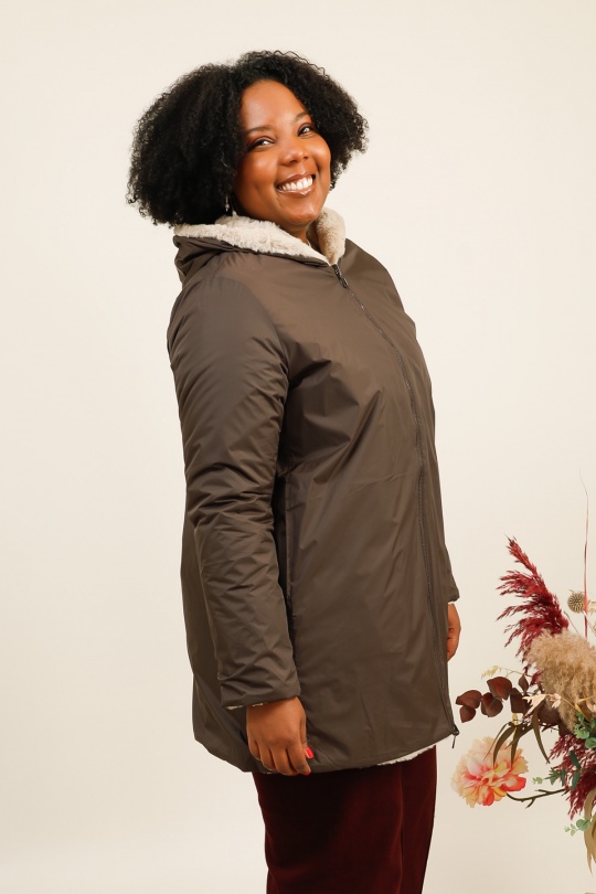 Manteaux Femme Marine LAURA JO 20032GT Efashion Paris