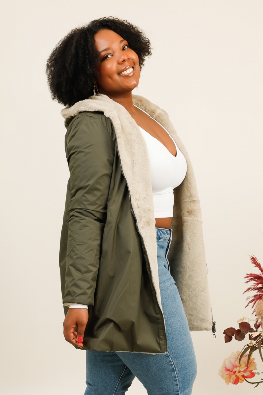 Manteaux Femme Marine LAURA JO 20032GT Efashion Paris