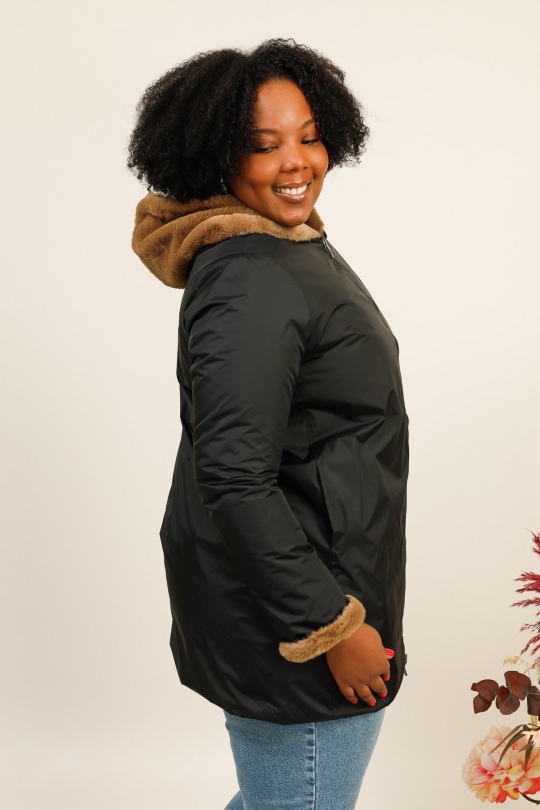 Manteaux Femme Marine LAURA JO 20032GT Efashion Paris