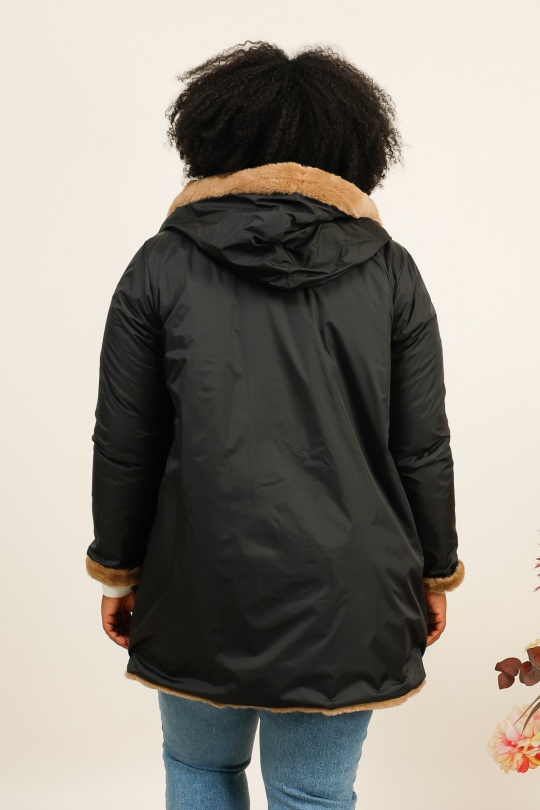 Manteaux Femme Marine LAURA JO 20032GT Efashion Paris