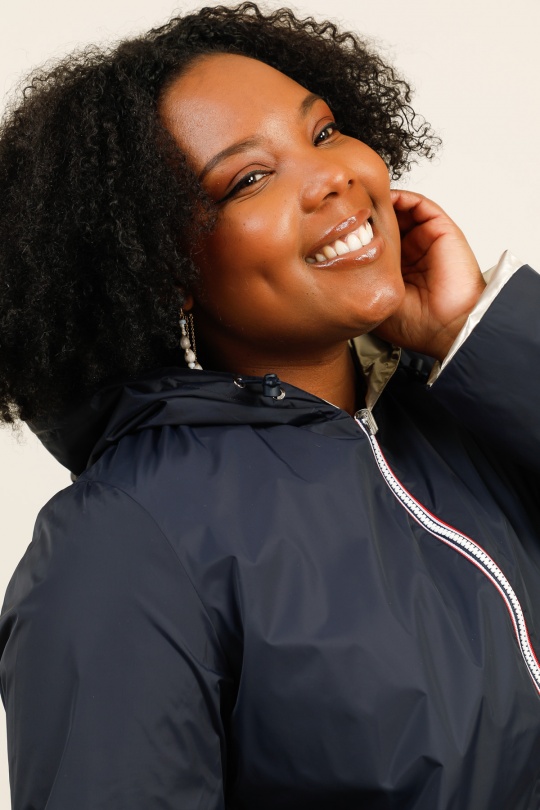 Manteaux Femme Marine LAURA JO 20047GT Efashion Paris