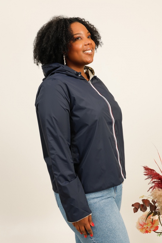 Manteaux Femme Marine LAURA JO 20047GT Efashion Paris