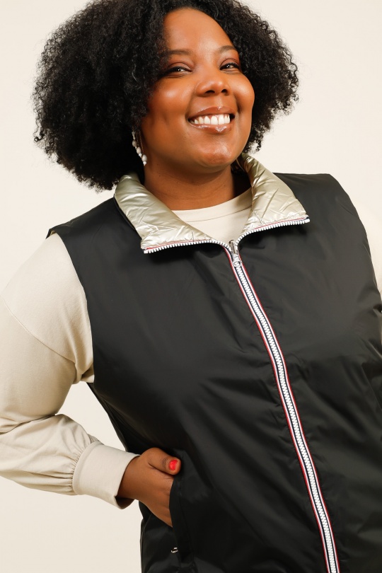 Vestes Femme Noir LAURA JO 21034GT Efashion Paris