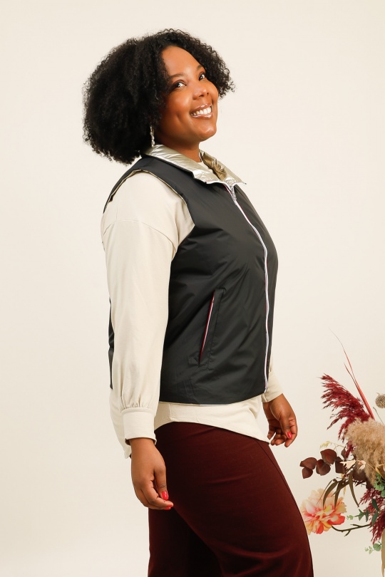 Vestes Femme Noir LAURA JO 21034GT Efashion Paris