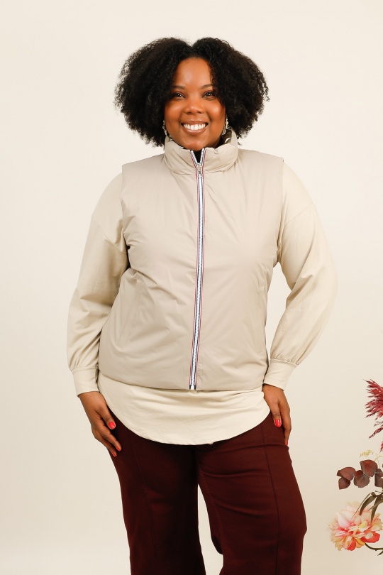 Vestes Femme Beige LAURA JO 21034GT Efashion Paris