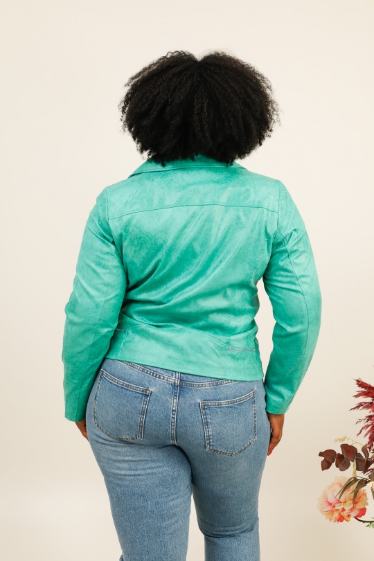 Vestes Femme Bleu royal LAURA JO 18165GT Efashion Paris