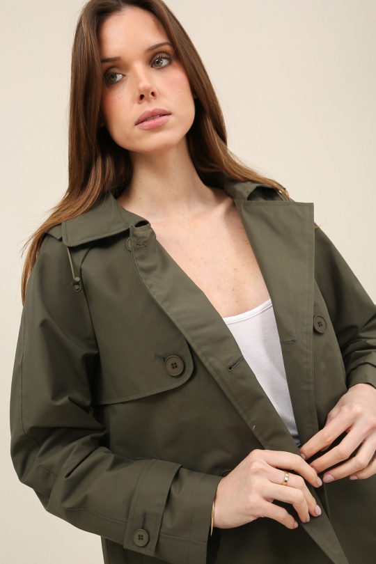 Trenchs Femme Beige LAURA JO 6081 Efashion Paris