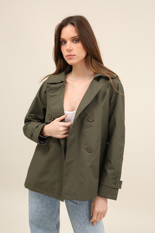 Trenchs Femme Beige LAURA JO 6081 Efashion Paris