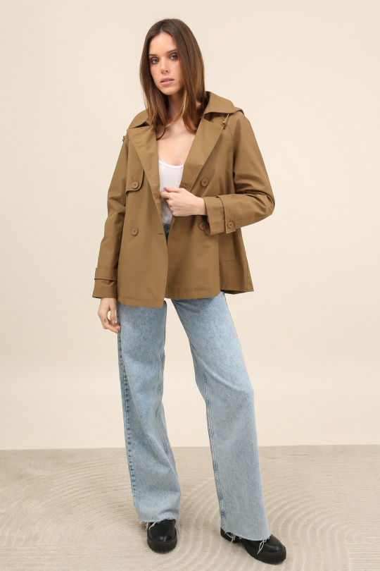 Trenchs Femme Camel LAURA JO 6081 Efashion Paris