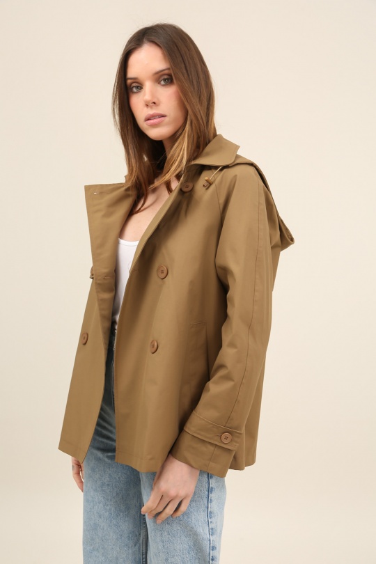 Trenchs Femme Beige LAURA JO 6081 Efashion Paris
