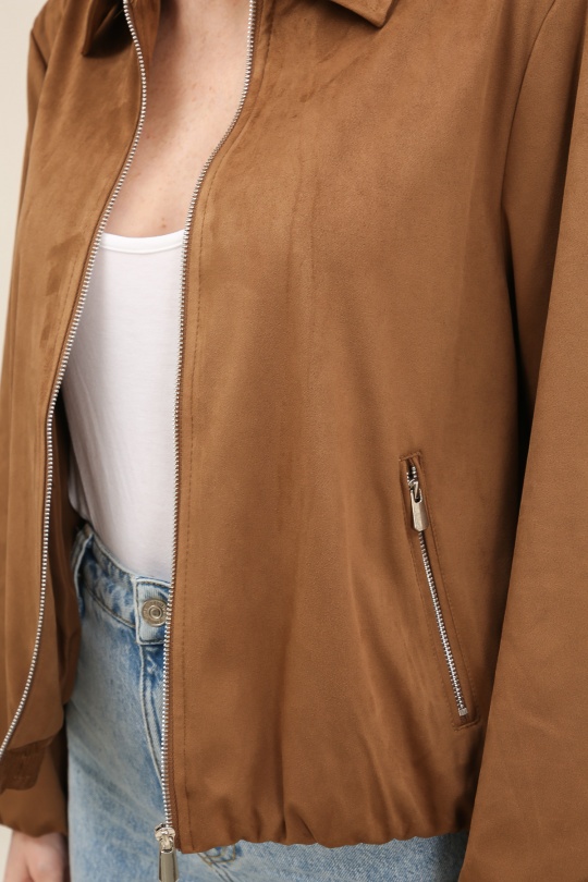 Vestes  Femme Rose nude LAURA JO 6114 Efashion Paris