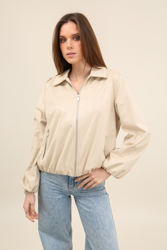 Vestes  Femme Rose nude LAURA JO 6114 Efashion Paris