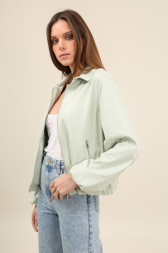 Vestes  Femme Rose nude LAURA JO 6114 Efashion Paris