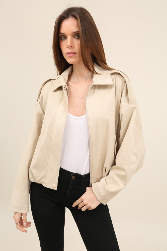 Vestes  Femme Kaki LAURA JO 6113 Efashion Paris