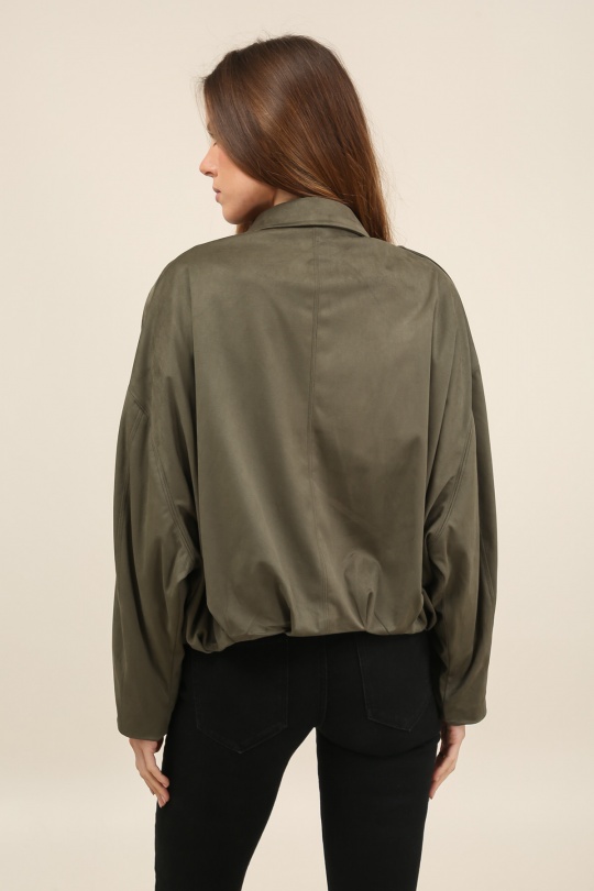 Vestes  Femme Kaki LAURA JO 6113 Efashion Paris