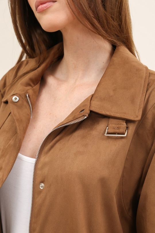 Vestes  Femme Rose nude LAURA JO 6132 Efashion Paris