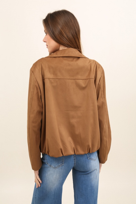 Vestes  Femme Rose nude LAURA JO 6132 Efashion Paris