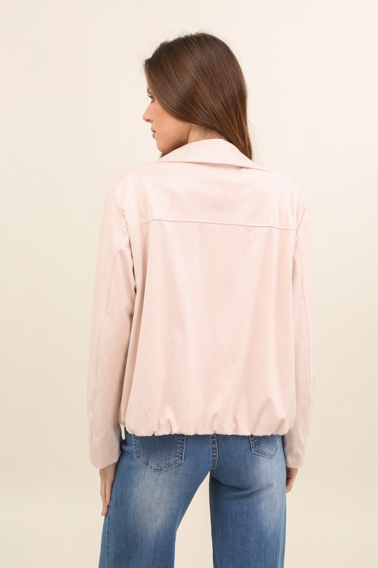 Vestes  Femme Rose nude LAURA JO 6132 Efashion Paris