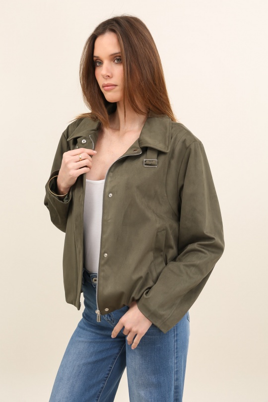 Vestes  Femme Rose nude LAURA JO 6132 Efashion Paris