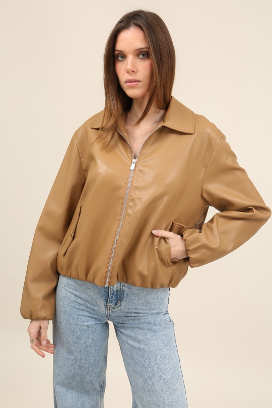 Vestes  Femme Beige LAURA JO 6115 Efashion Paris