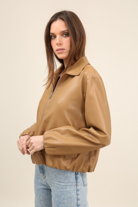 Vestes  Femme Beige LAURA JO 6115 Efashion Paris