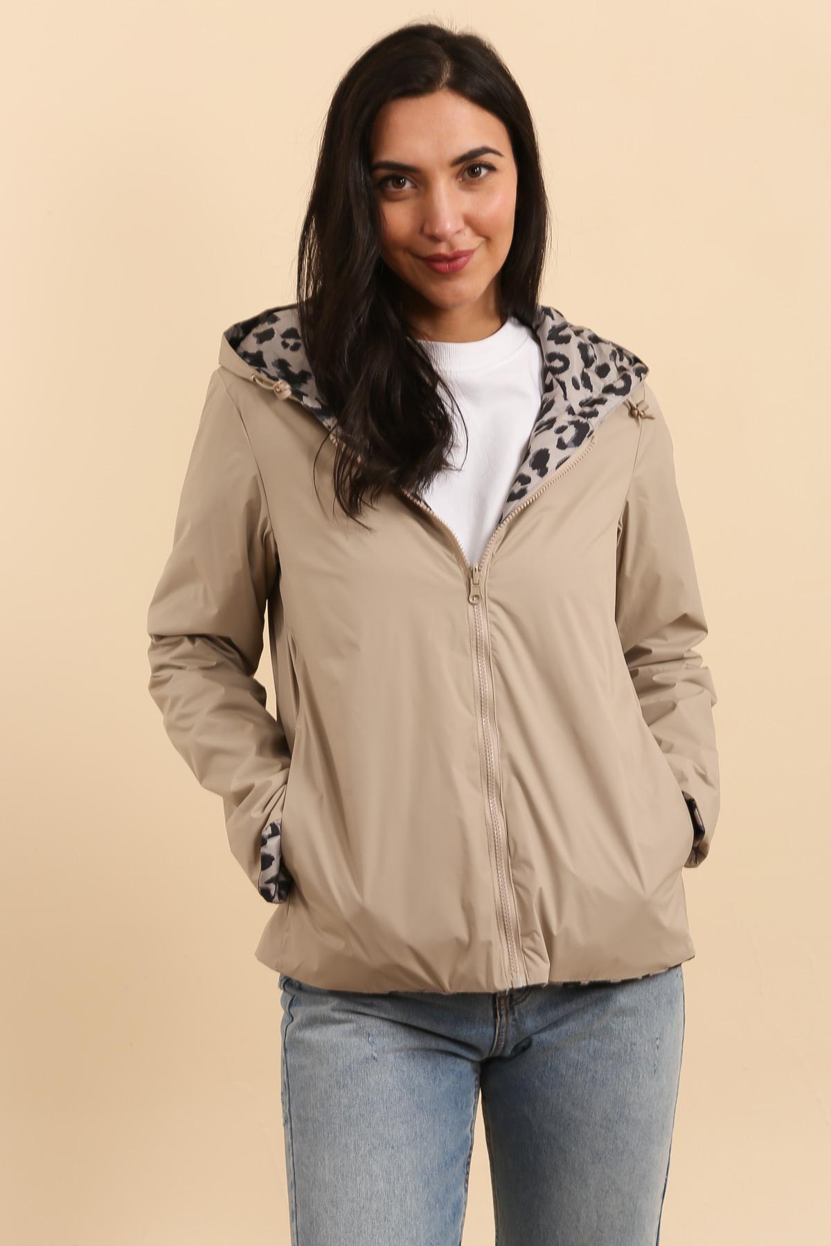 Vestes  Femme Beige LAURA JO 5011LEO #c Efashion Paris
