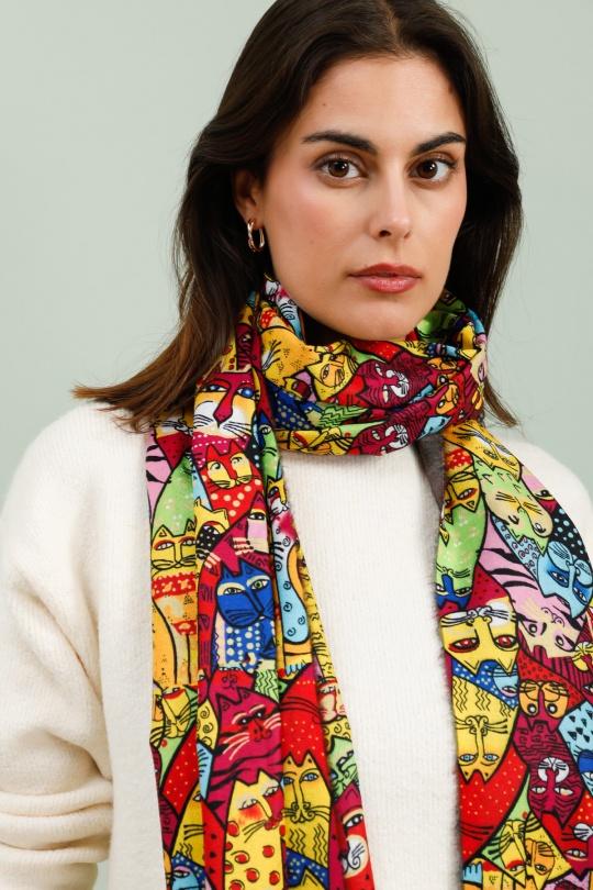 Sciarpe Accessori Multicolor BY OCEANE ECM135-10 Efashion Paris