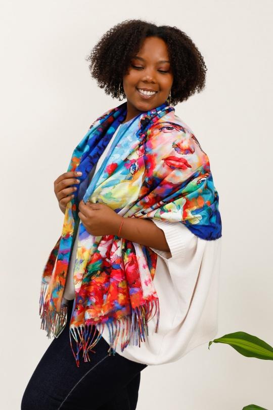 Scarves Accessories Multicolor BY OCEANE ECM135-11 Efashion Paris