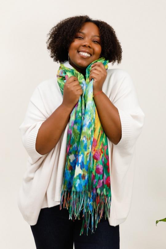 Scarves Accessories Multicolor BY OCEANE ECM135-12 Efashion Paris