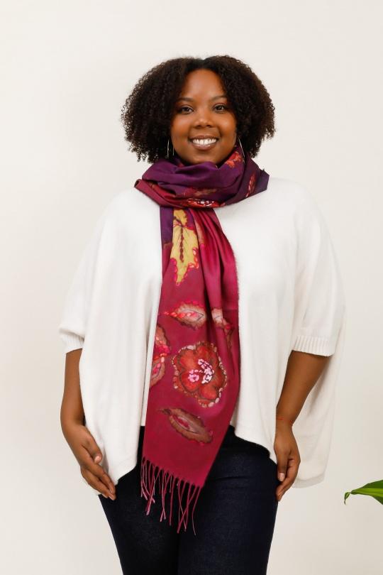 Scarves Accessories Multicolor BY OCEANE ECM135-14 Efashion Paris