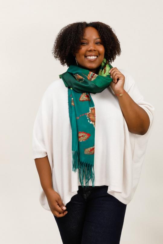 Scarves Accessories Multicolor BY OCEANE ECM135-15 Efashion Paris