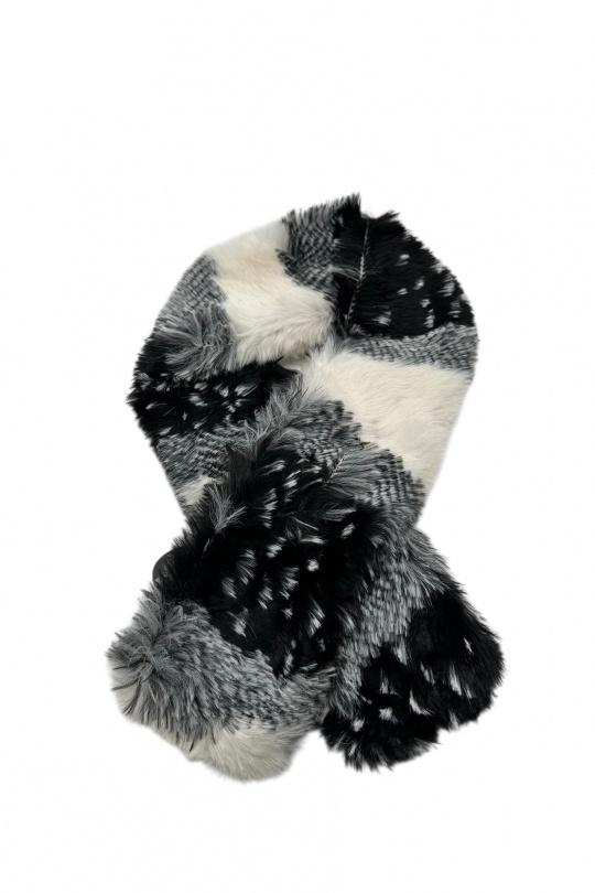 Écharpes Accessoires Gris BY OCEANE SCFS4004-3 Efashion Paris