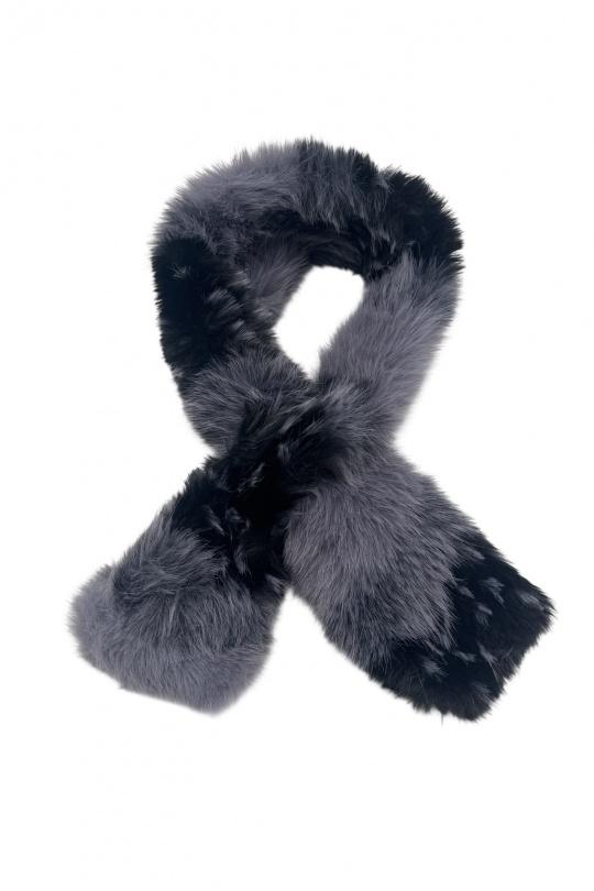 Écharpes Accessoires Gris BY OCEANE SCFS4004-3 Efashion Paris