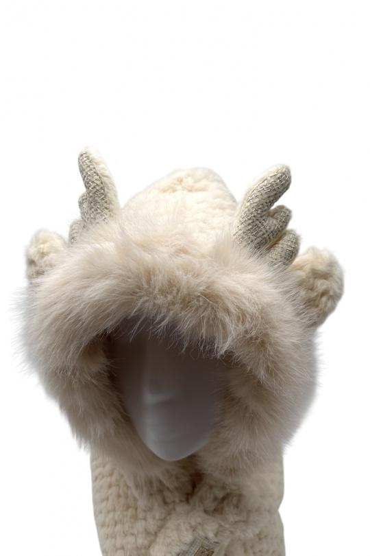 Bonnets Accessoires Beige BY OCEANE SETY51-3 Efashion Paris