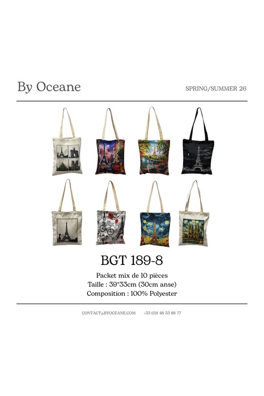 Handbags Bags Multicolor BY OCEANE BGT189-8 Efashion Paris