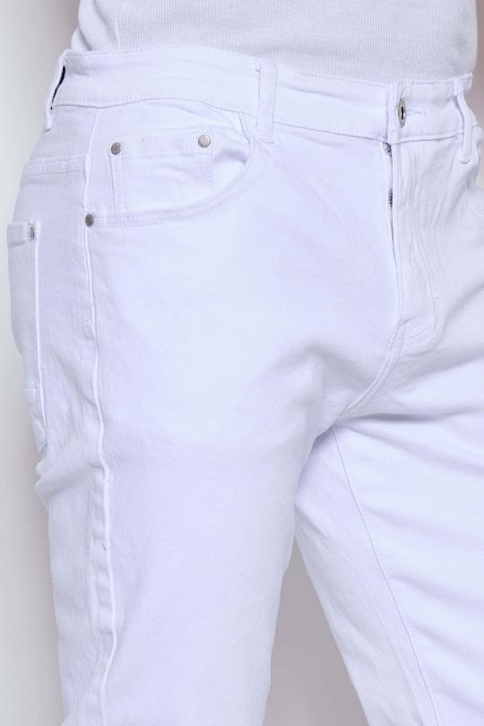 Jeans Homme Blanc OMNIMEN M296 Efashion Paris