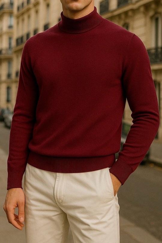 Pulls Homme Blanc OMNIMEN YY05 Efashion Paris