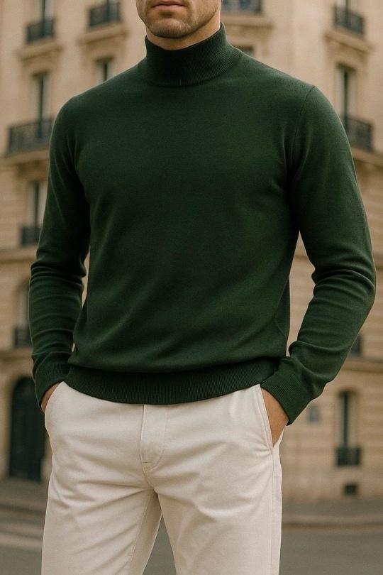 Pulls Homme Blanc OMNIMEN YY05 Efashion Paris