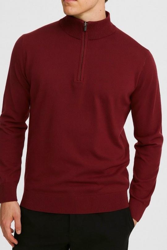 Pulls Homme Bordeaux OMNIMEN YY08 Efashion Paris