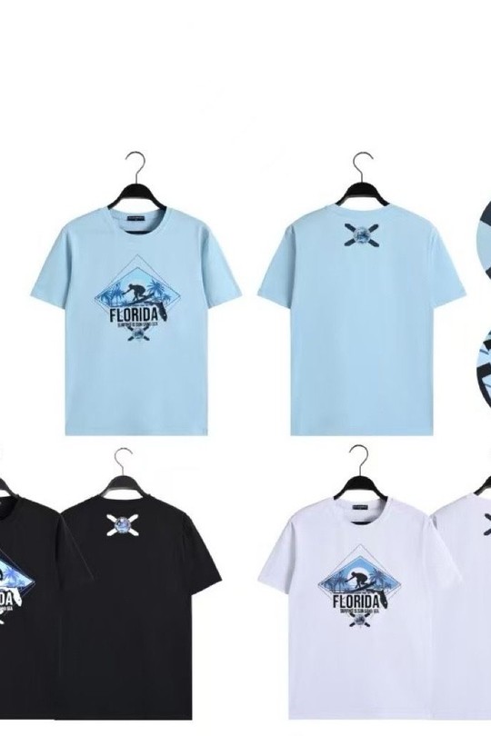 T-shirts Homme Couleurs mélangées OMNIMEN OC-028 Efashion Paris