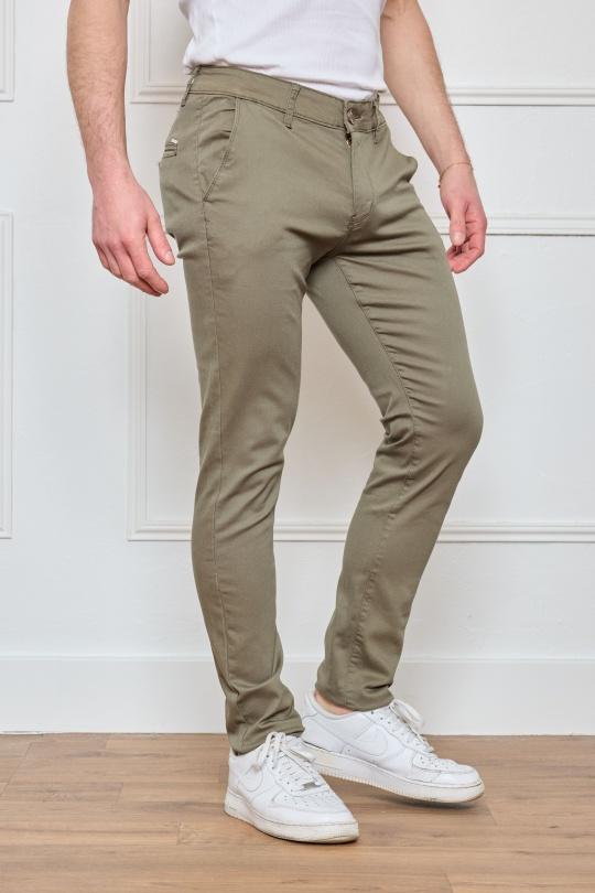 Pantalons Homme Vert canard OMNIMEN D070 Efashion Paris
