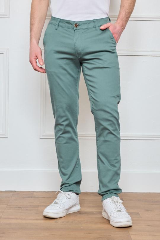 Pantalons Homme Vert canard OMNIMEN D070 Efashion Paris
