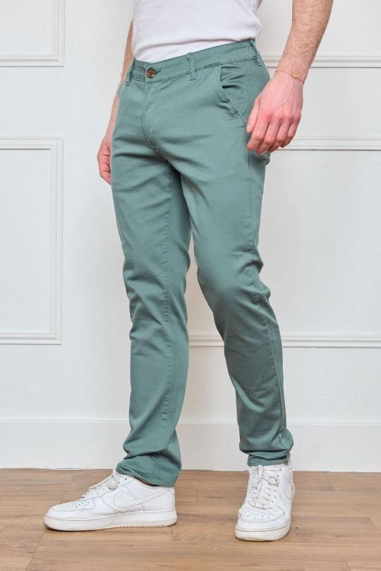 Pantalons Homme Vert canard OMNIMEN D070 Efashion Paris