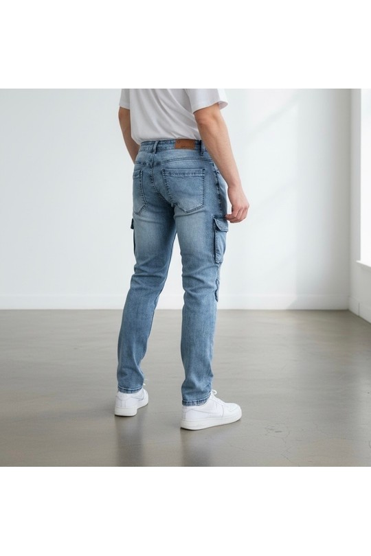 Jeans Homme Bleu jean OMNIMEN K281 Efashion Paris