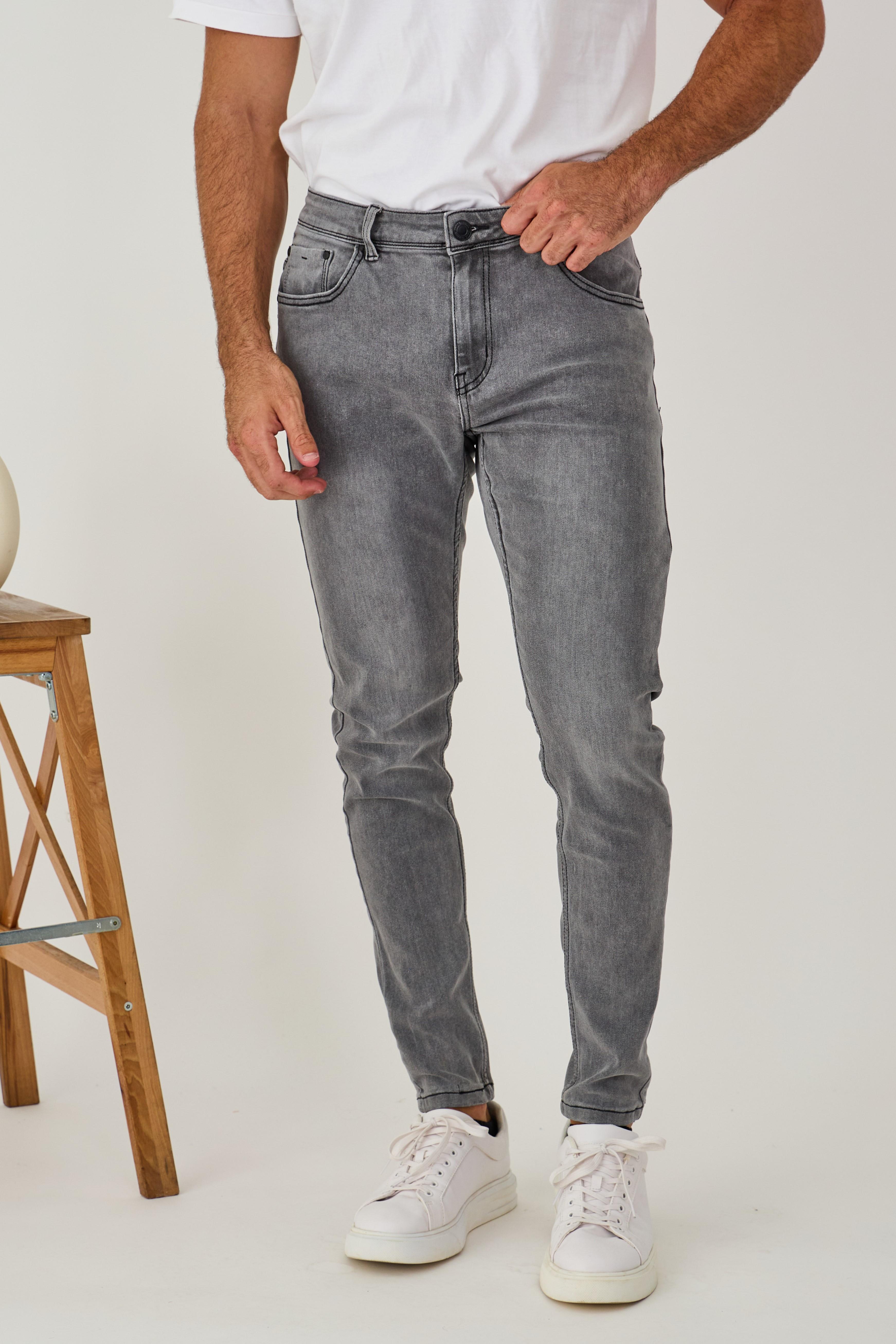 Jeans Homme Gris clair OMNIMEN C216 #c Efashion Paris