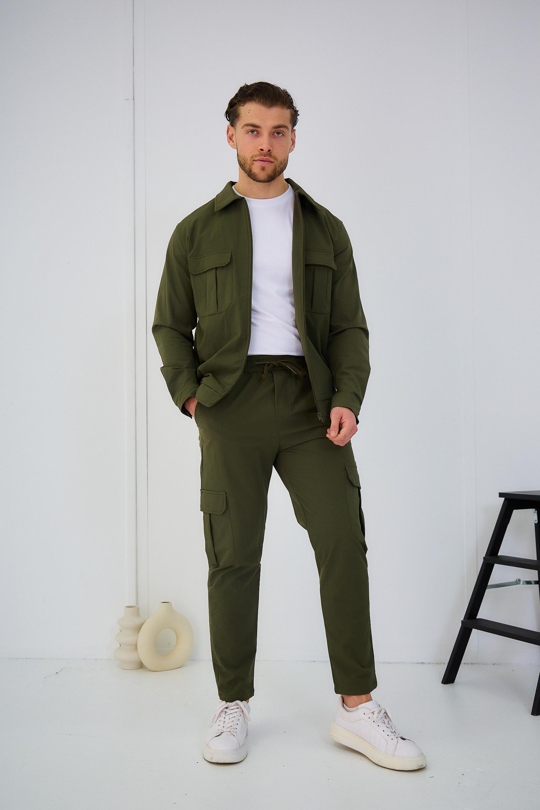 Ensemble pantalon Homme Kaki OMNIMEN MG-1007 #c Efashion Paris